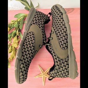 Merrell Athletic Sneakers, Camo Green & Black